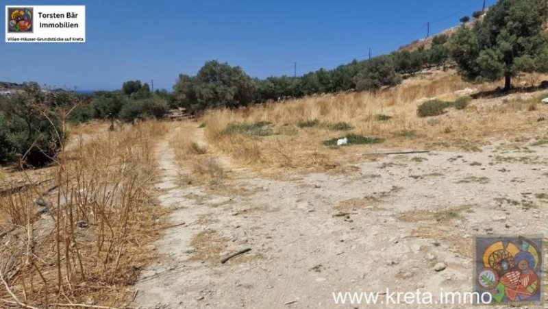 Kalamaki Süd Kreta, Kalamaki Baugrundstück mit Meerblick Grundstück kaufen